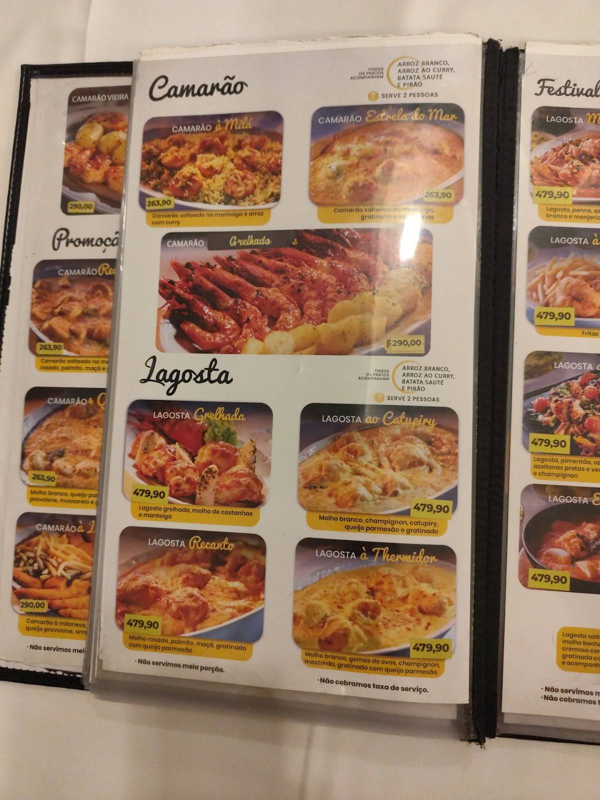 Recanto Da Sereia Fábio cardápio