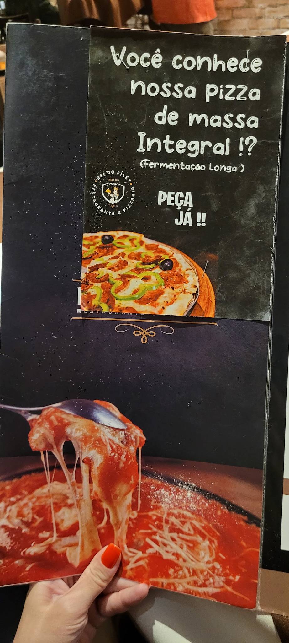 Rei do Filet Restaurante & Pizzaria 506 cardápio