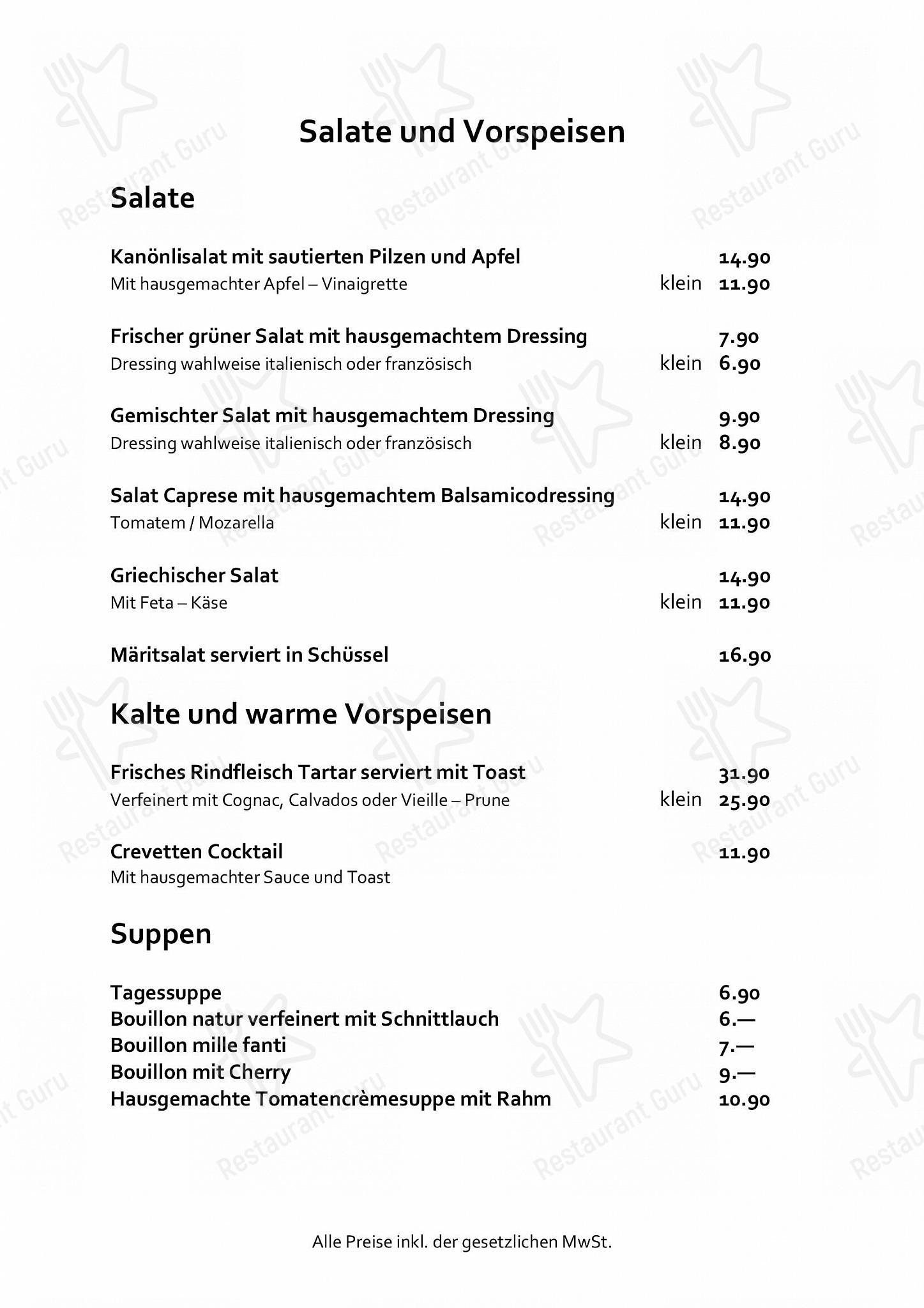 Takeaway Menu per Restaurant Kanönli in Thun