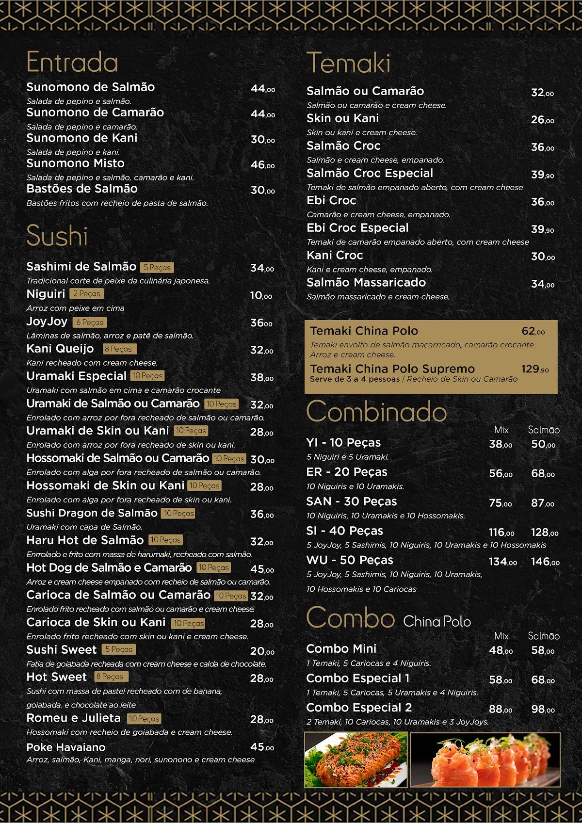 Restaurante China Polo cardápio