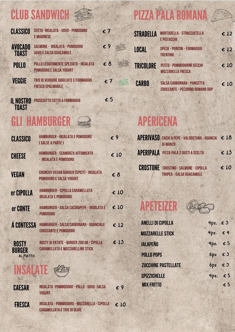 Menu di SALOTTO AMOR food&drink 