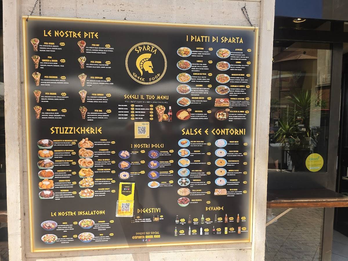Menu di SPARTA GREEK FOOD (TRIESTE) 