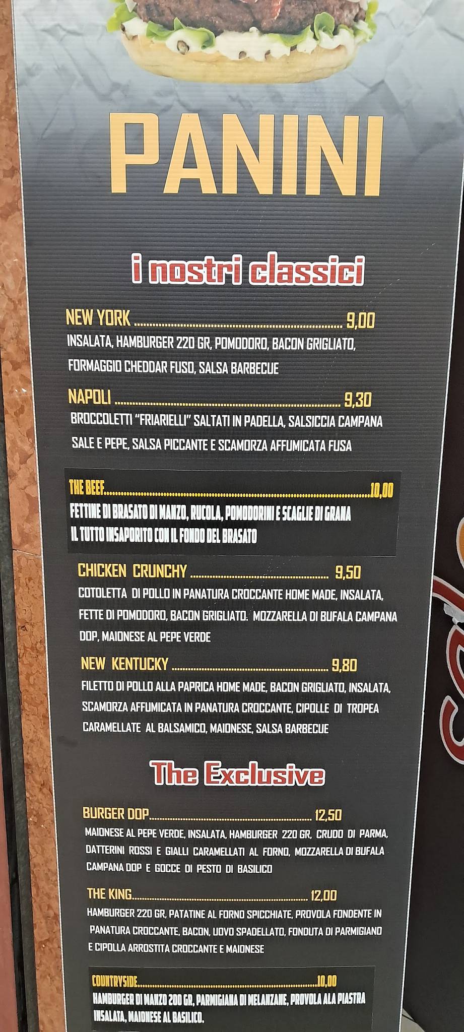 Menu di SaleOlio 