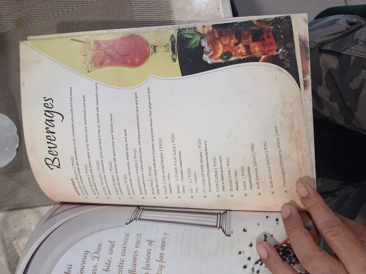 Shabri Rasoi menu