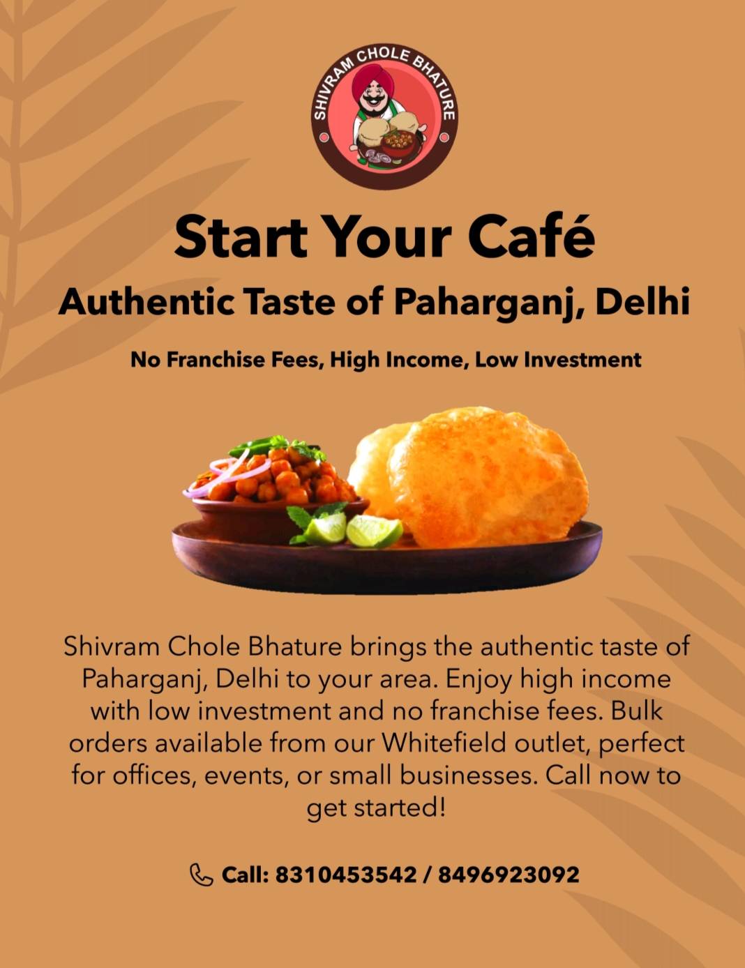 Shivram Chole Bhature menu