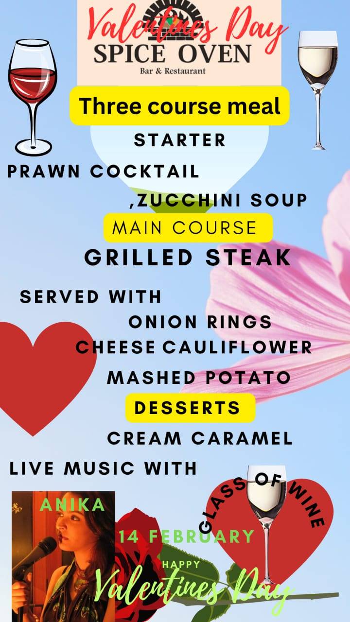 Spice Oven menu