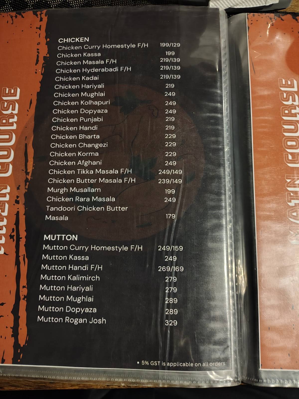 Spicy Village menu