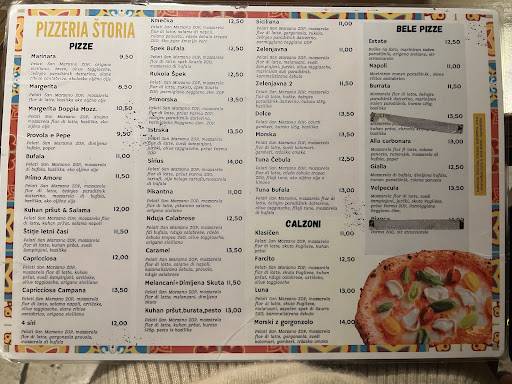 Menu di Štoria 