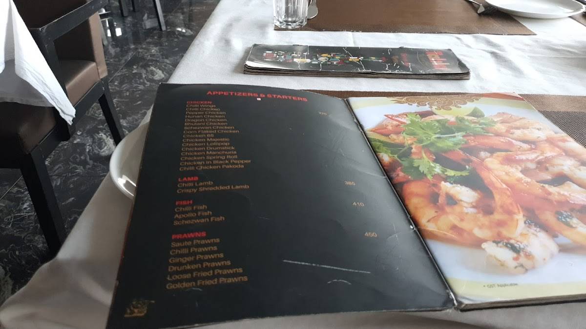 Tabla Restaurant menu
