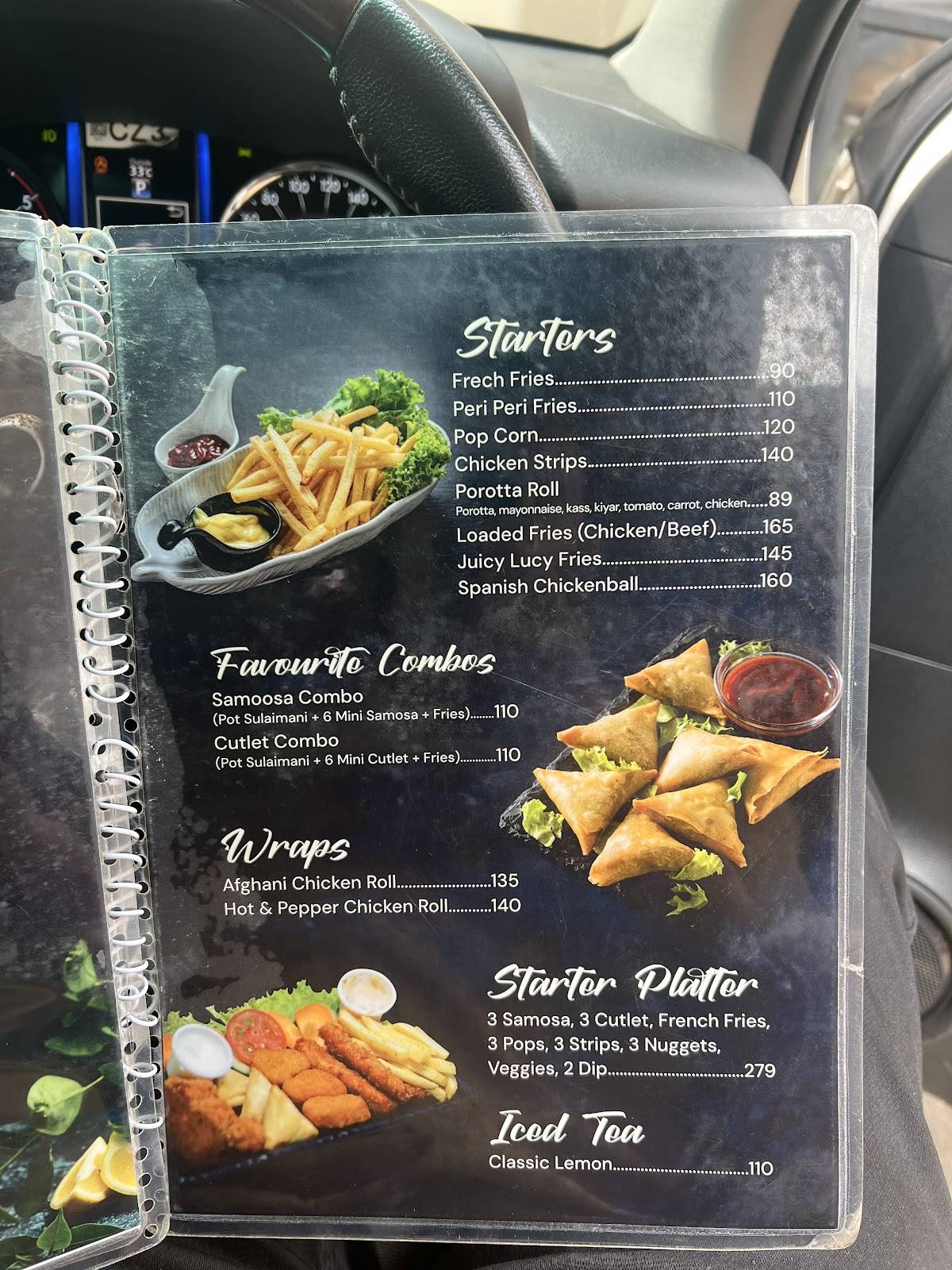 Tea Talk Koduvally menu