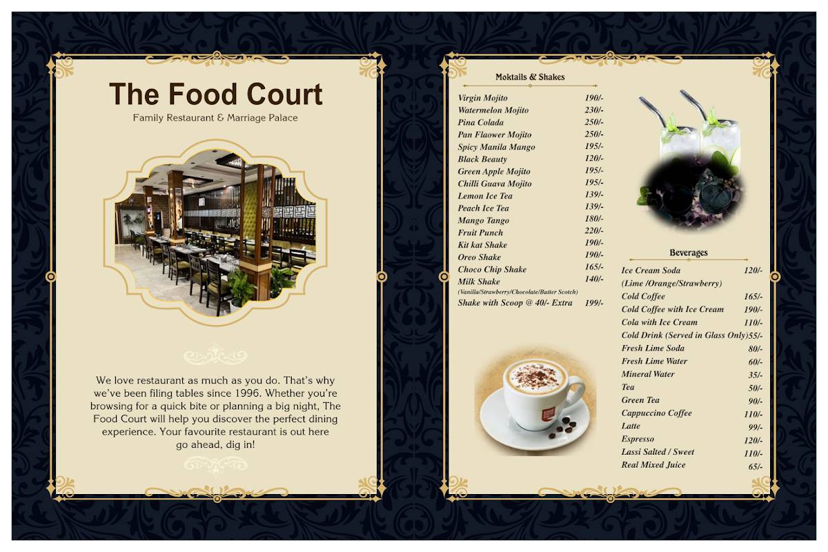 The Food Court menu