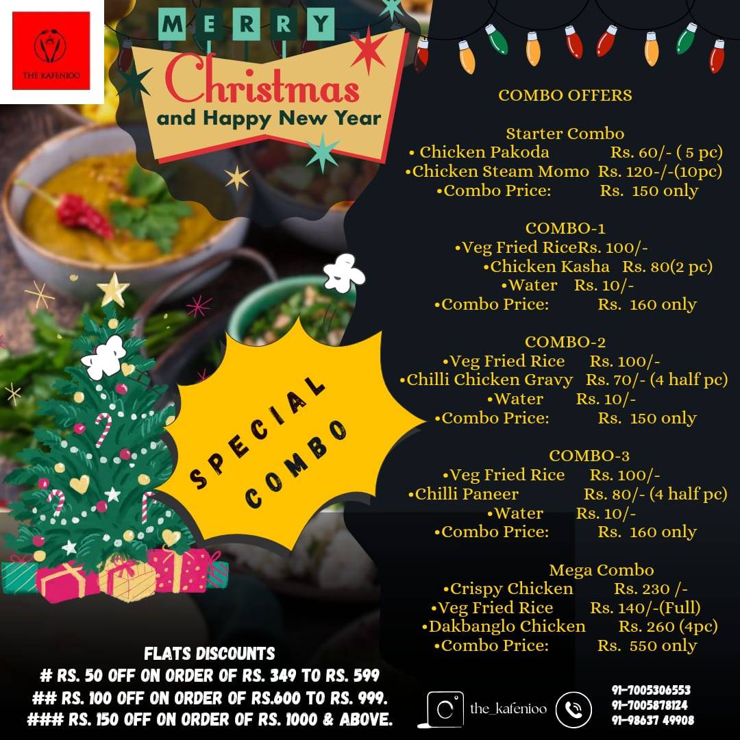 The KAFENIOO..... menu