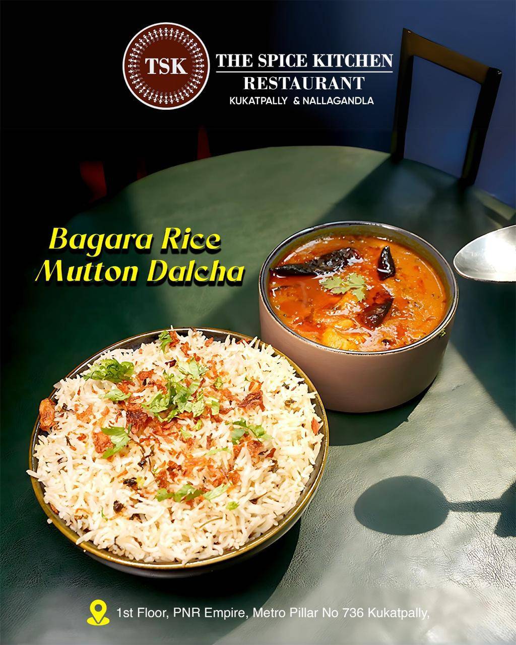 The Spice Kitchen By TSK menu