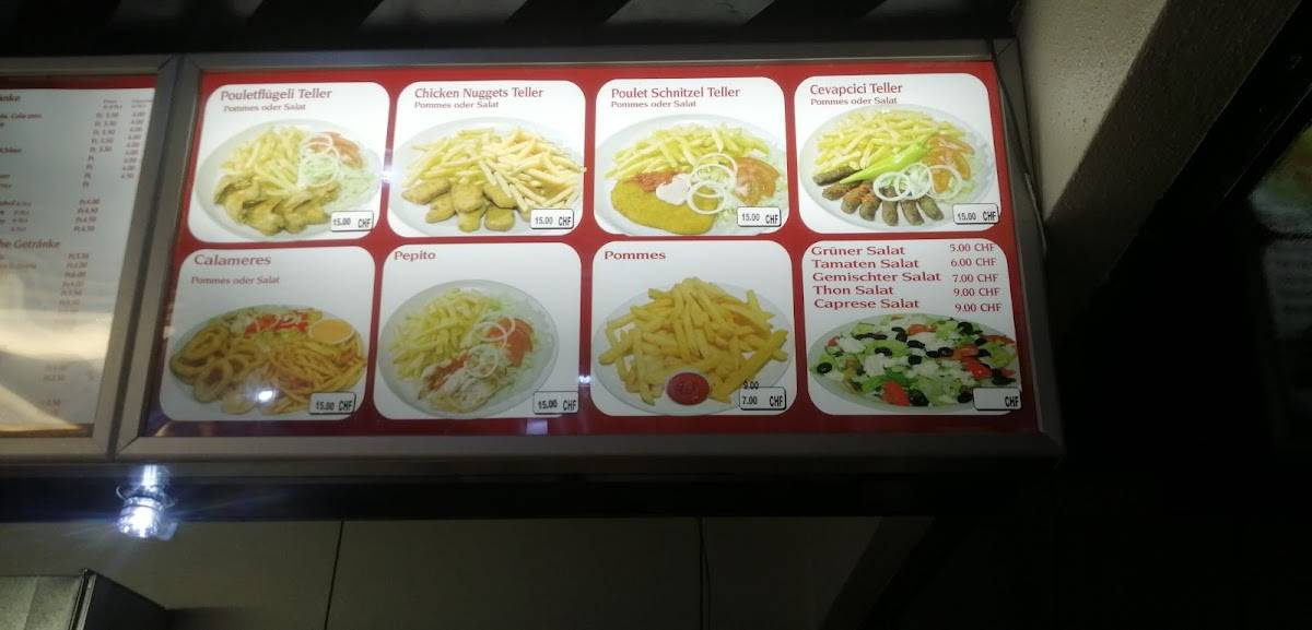 Menu di Kebab Treffpunkt 