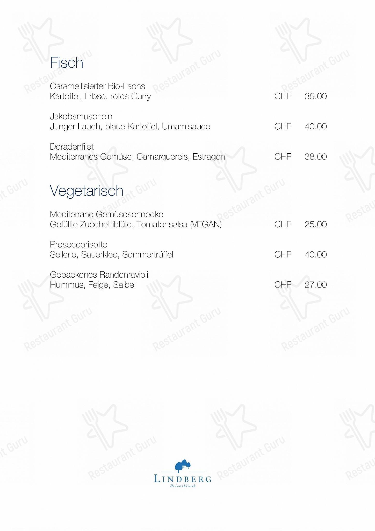 Menu per Trois Tilleuls in Winterthur
