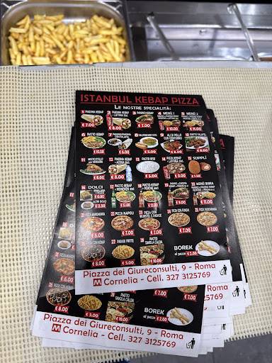 Menu di Turkish Kebab and Pizza 
