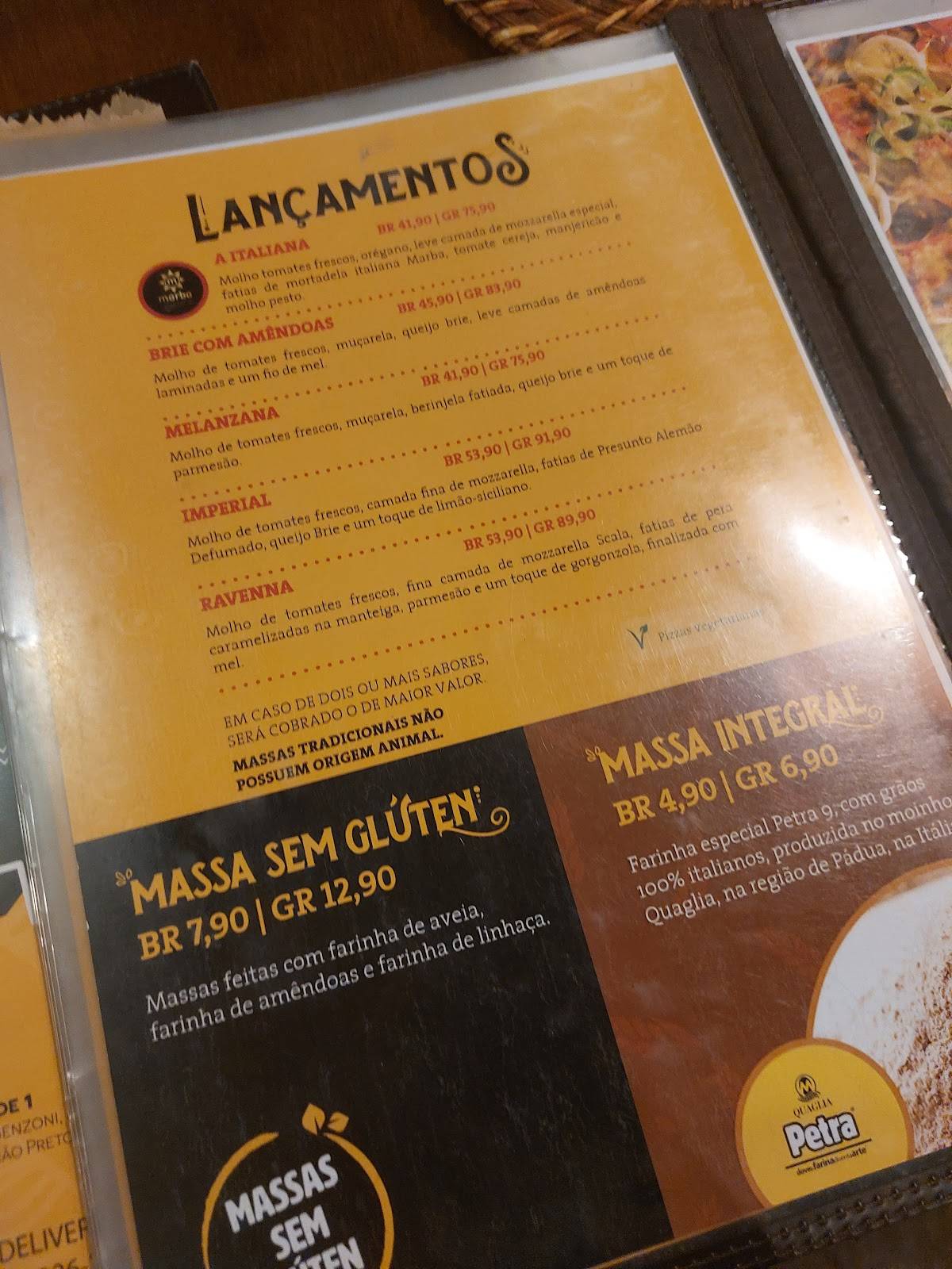 Verace Pizza Ourinhos cardápio