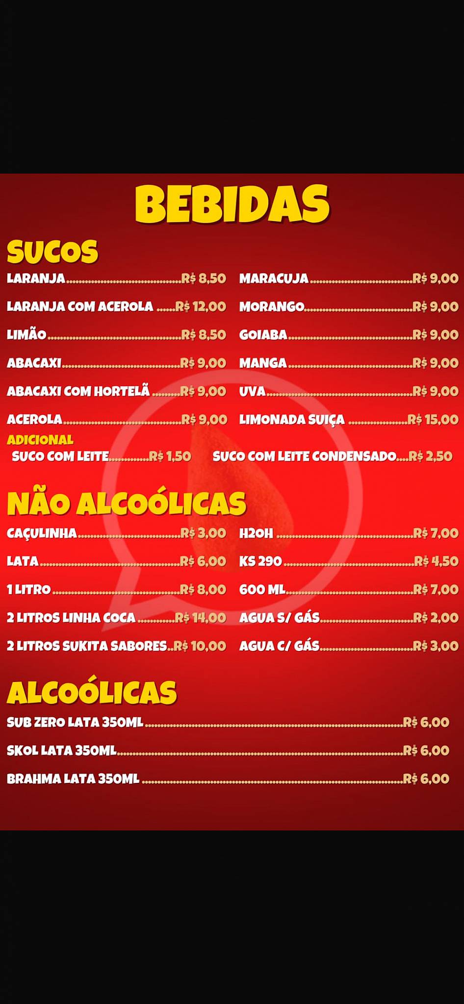 Zap Zap Restaurante (Botucatu) cardápio