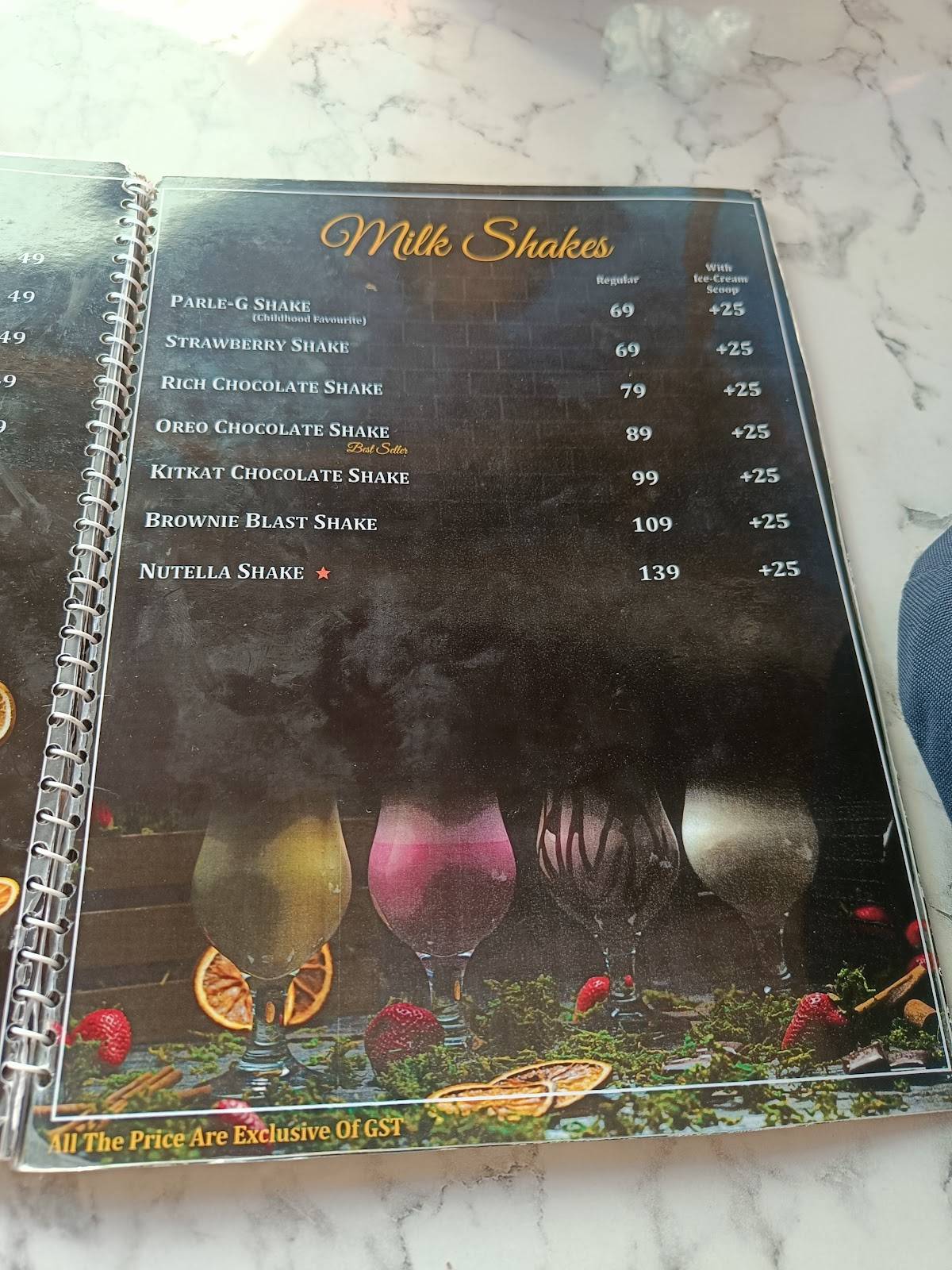 Zorko Vikasnagar menu