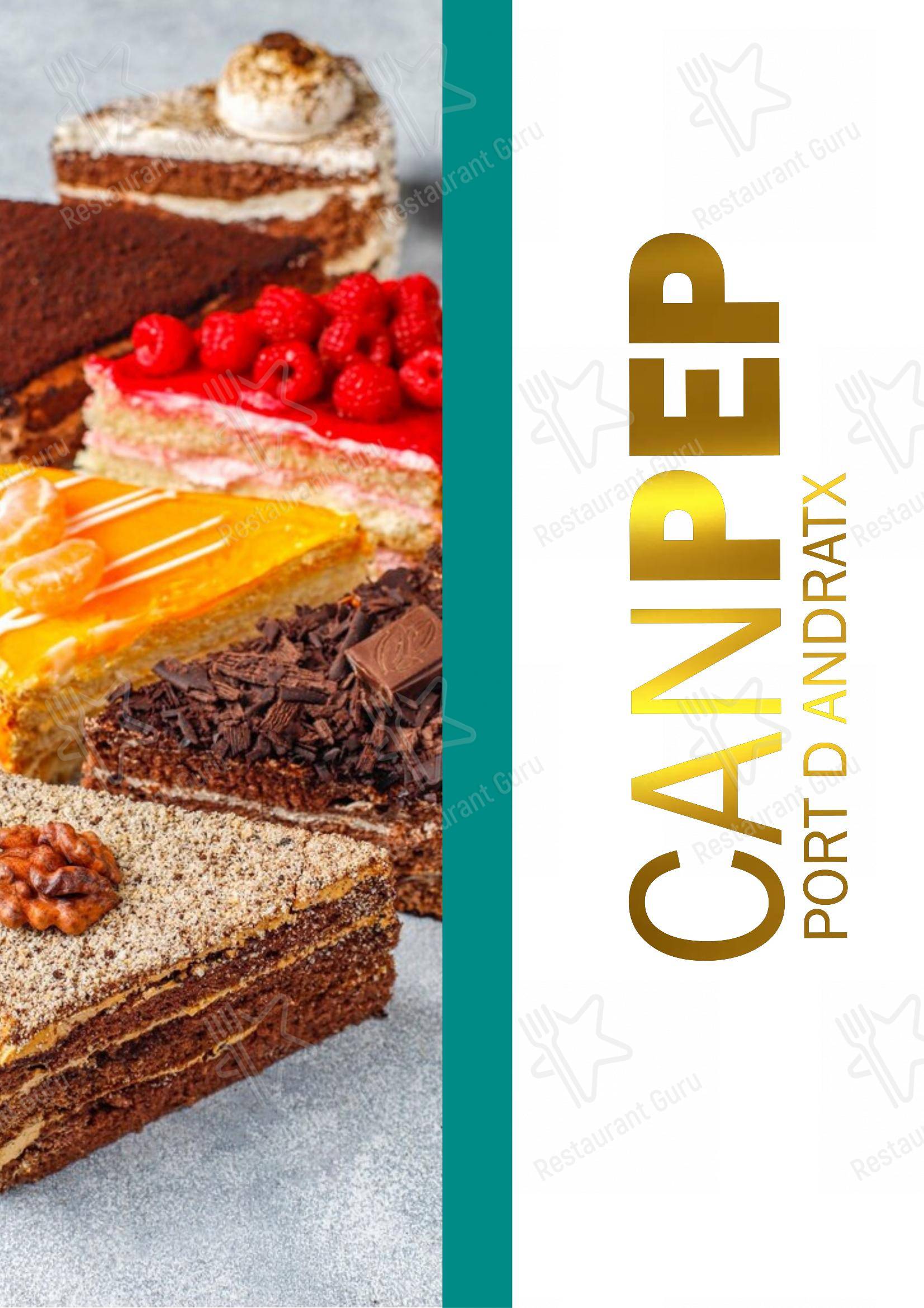 菜单 de Restaurante Can Pep Puerto Andratx en Puerto de Andrach