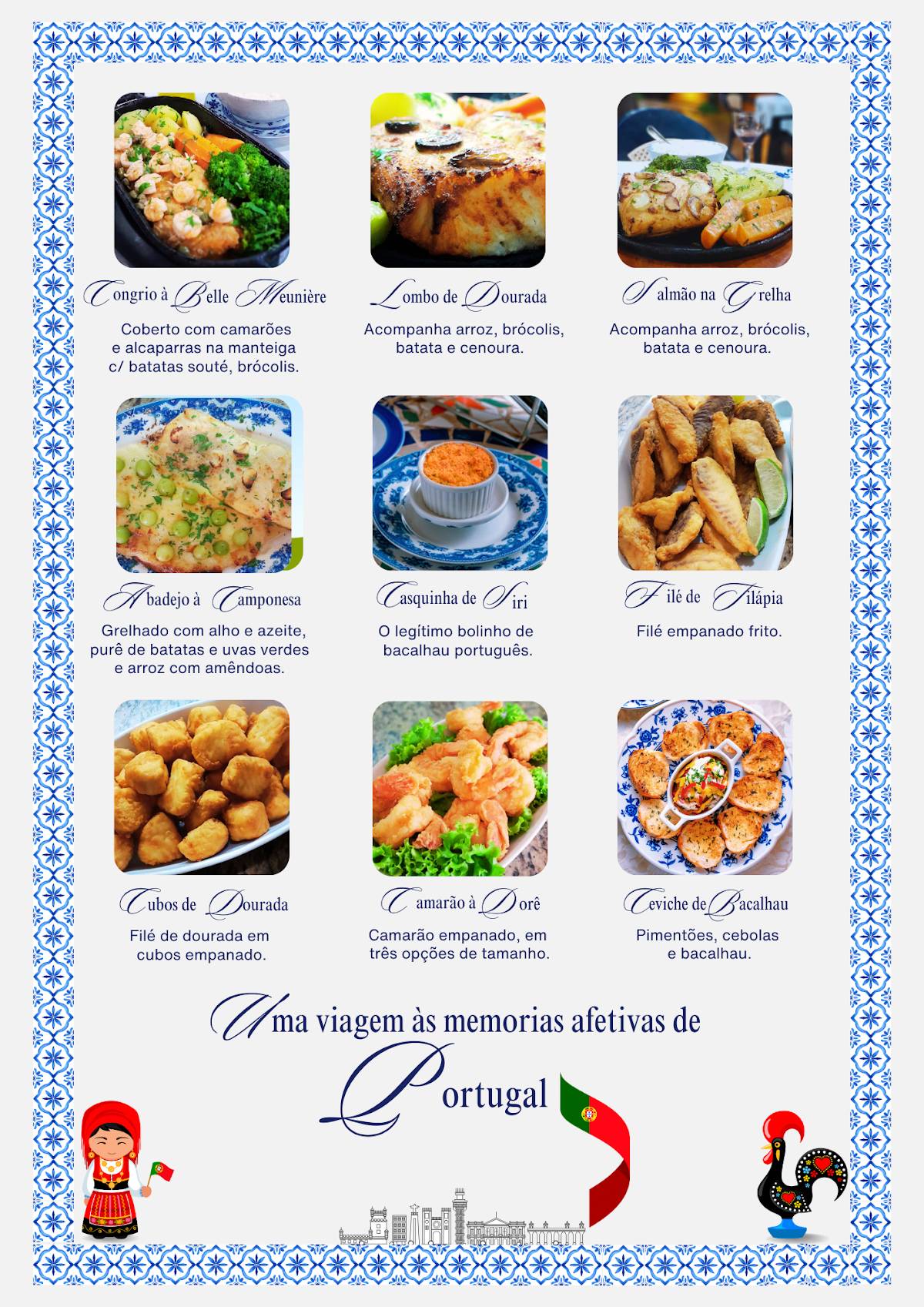 Restaurante Curva de Rio cardápio