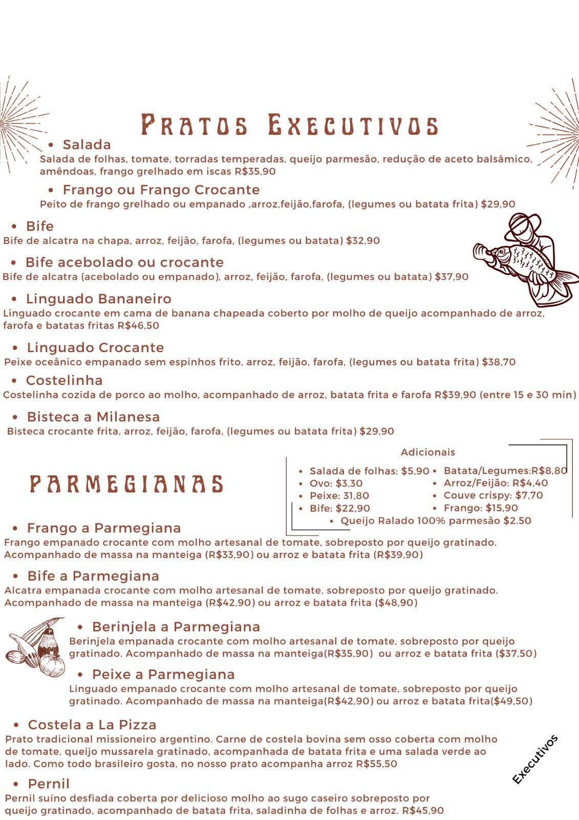 Restaurante Ofusion cardápio