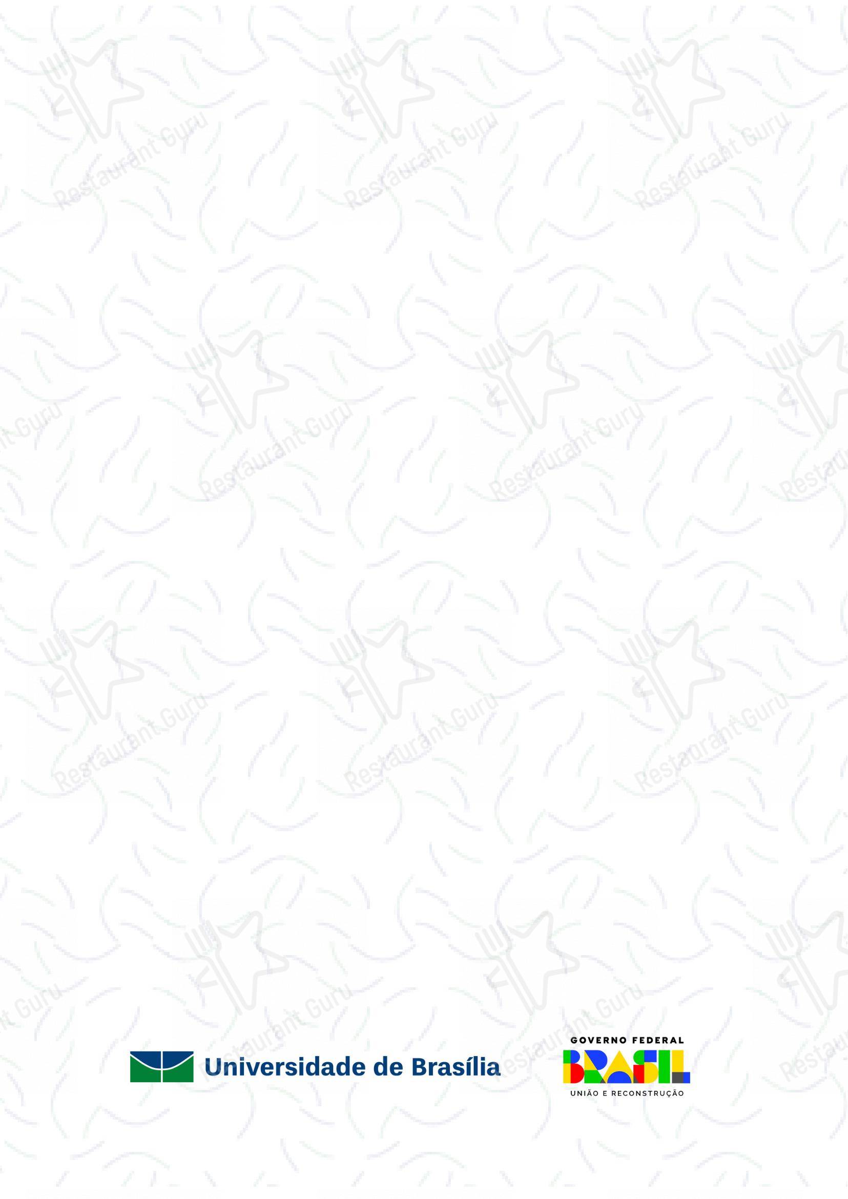 菜单 para Restaurante Universitário - RU ISM GOMES DE MATTOS restaurante