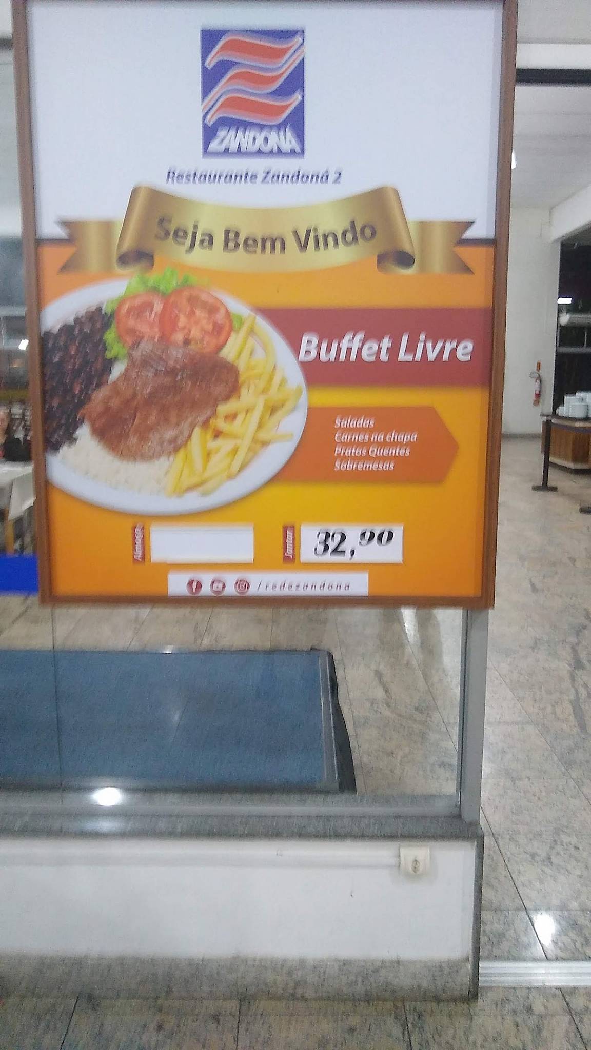 Restaurante Zandoná 2 cardápio