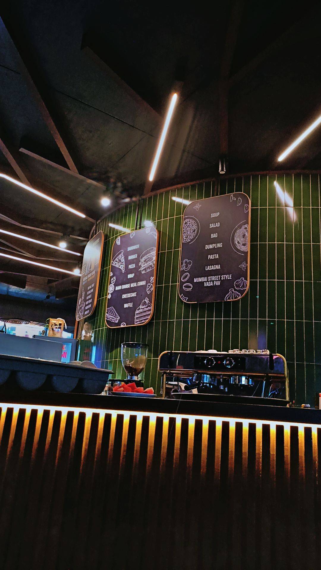 Revolution menu