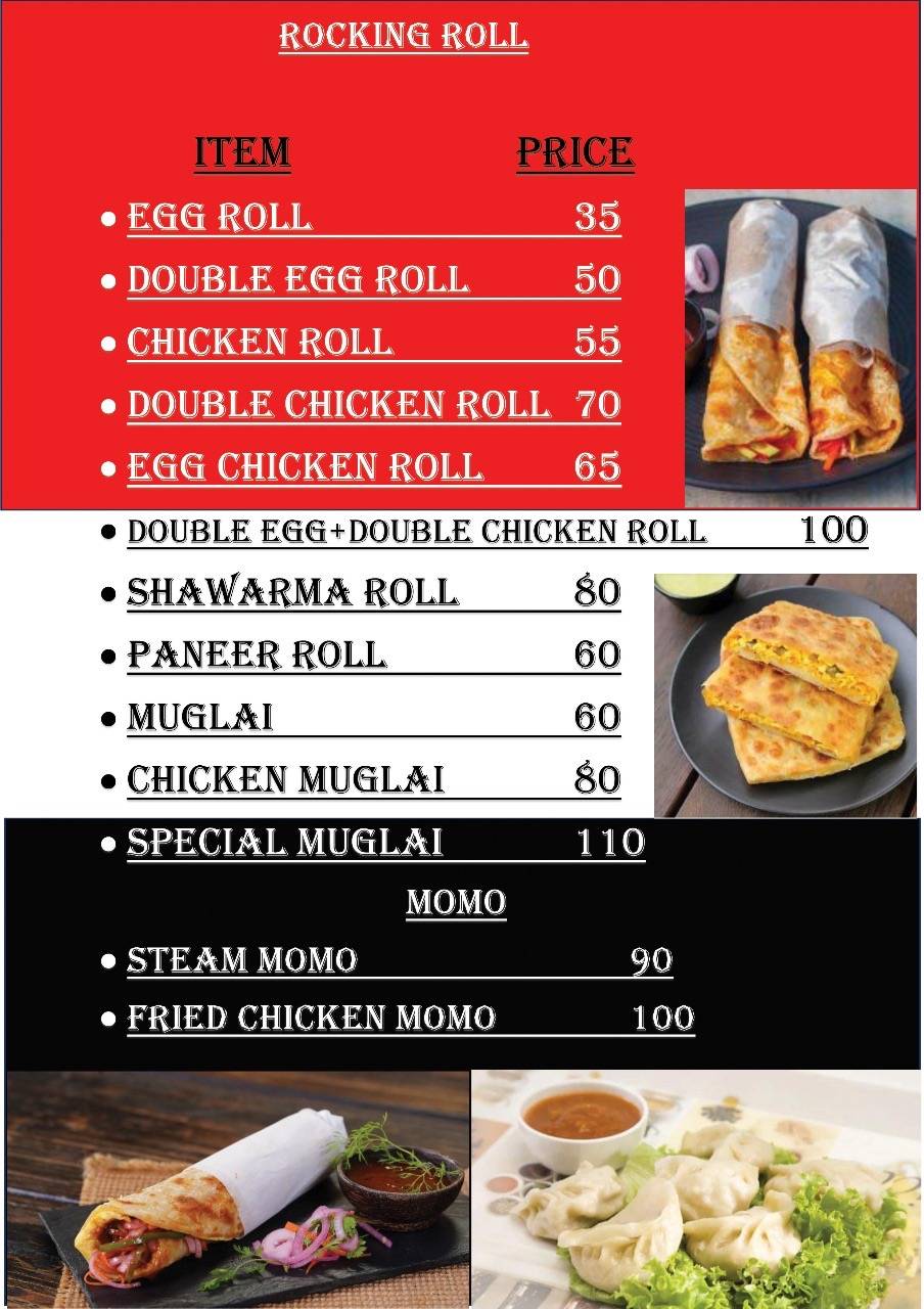 Rice&spice menu