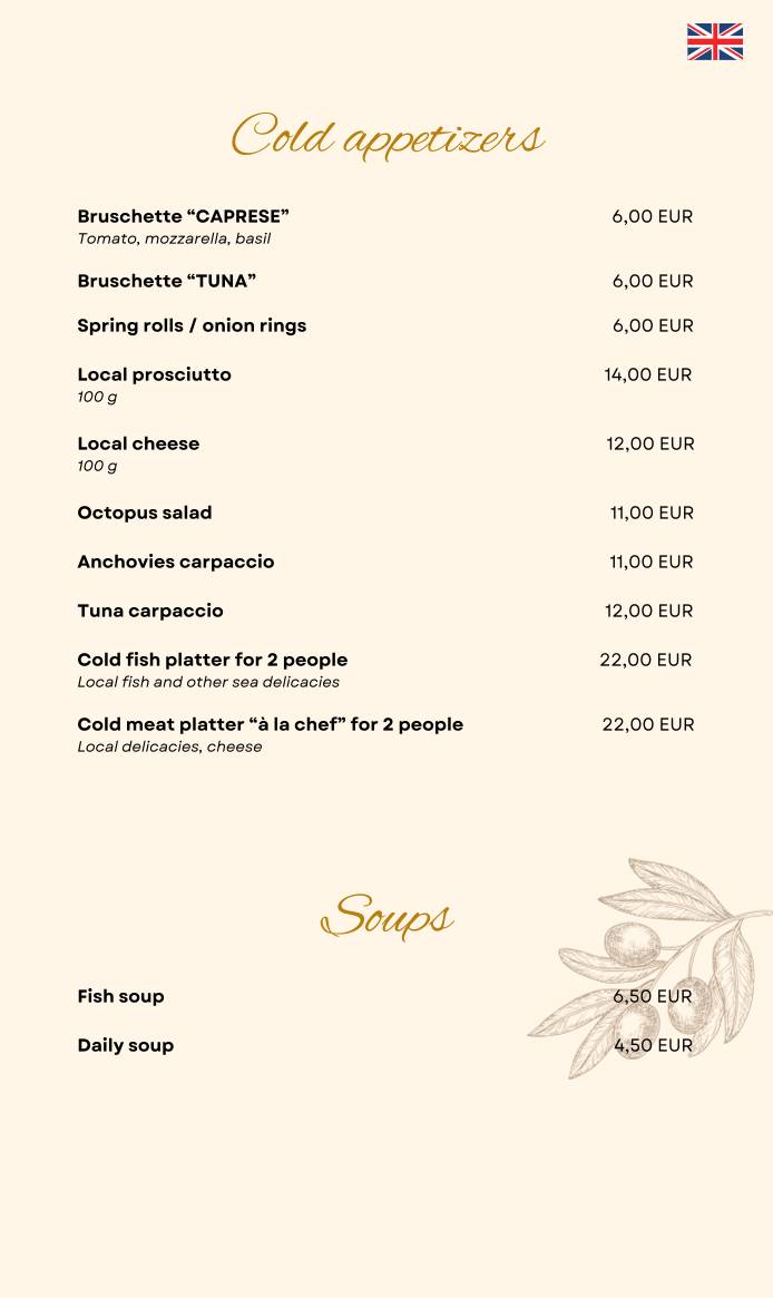 Menu di Fine Grill Municipium 