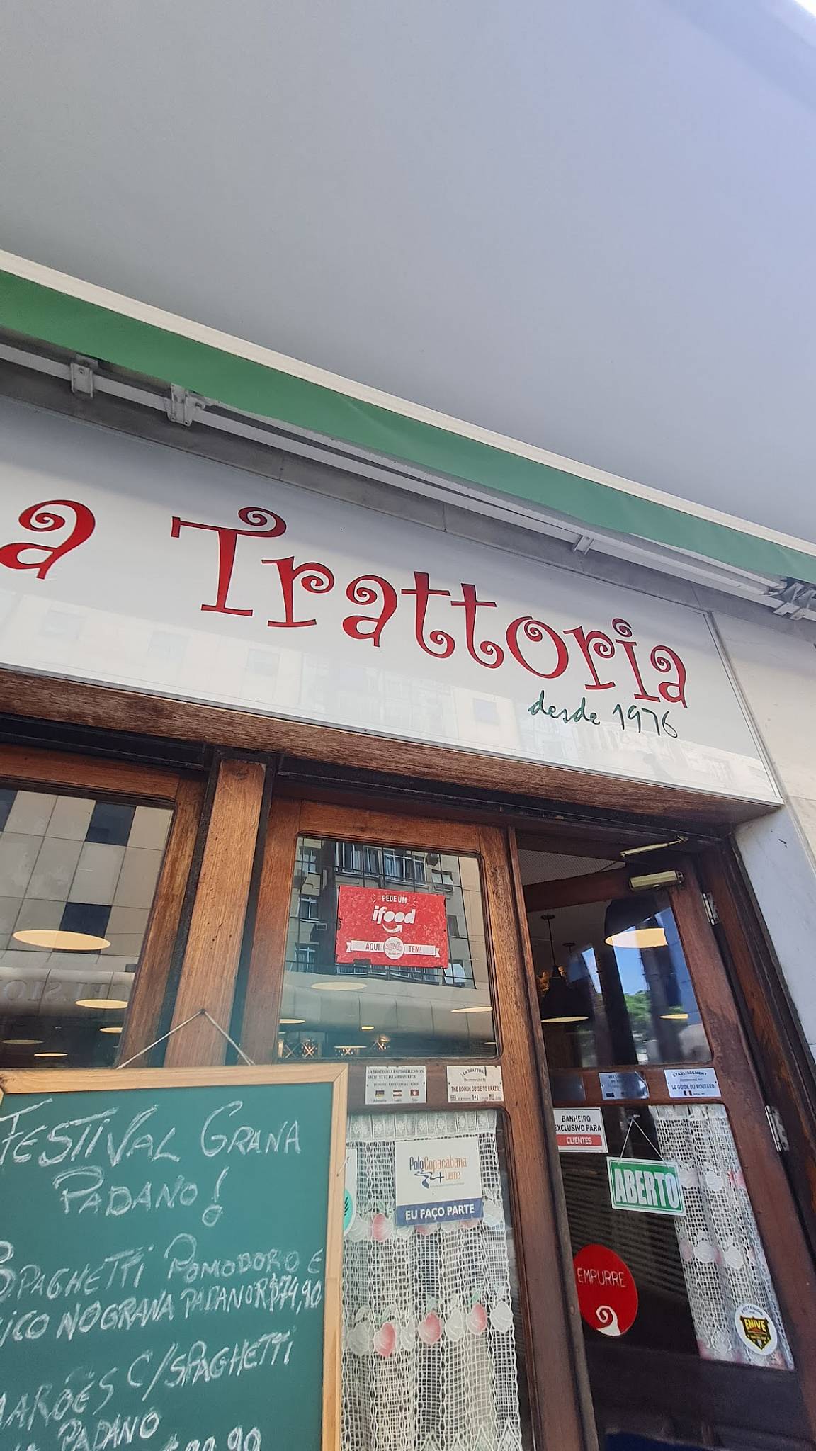 La Trattoria cardápio