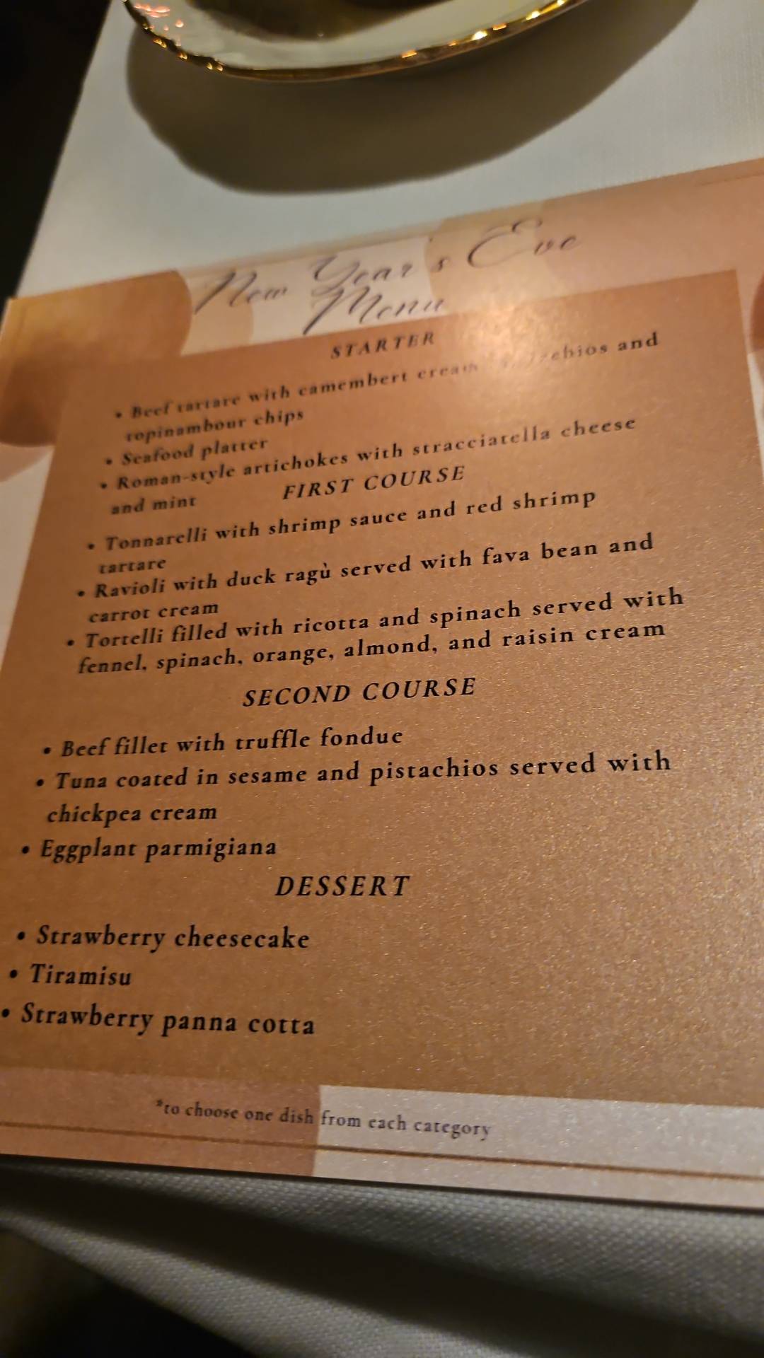 Menu di Ristorante Agrodolce Roma 