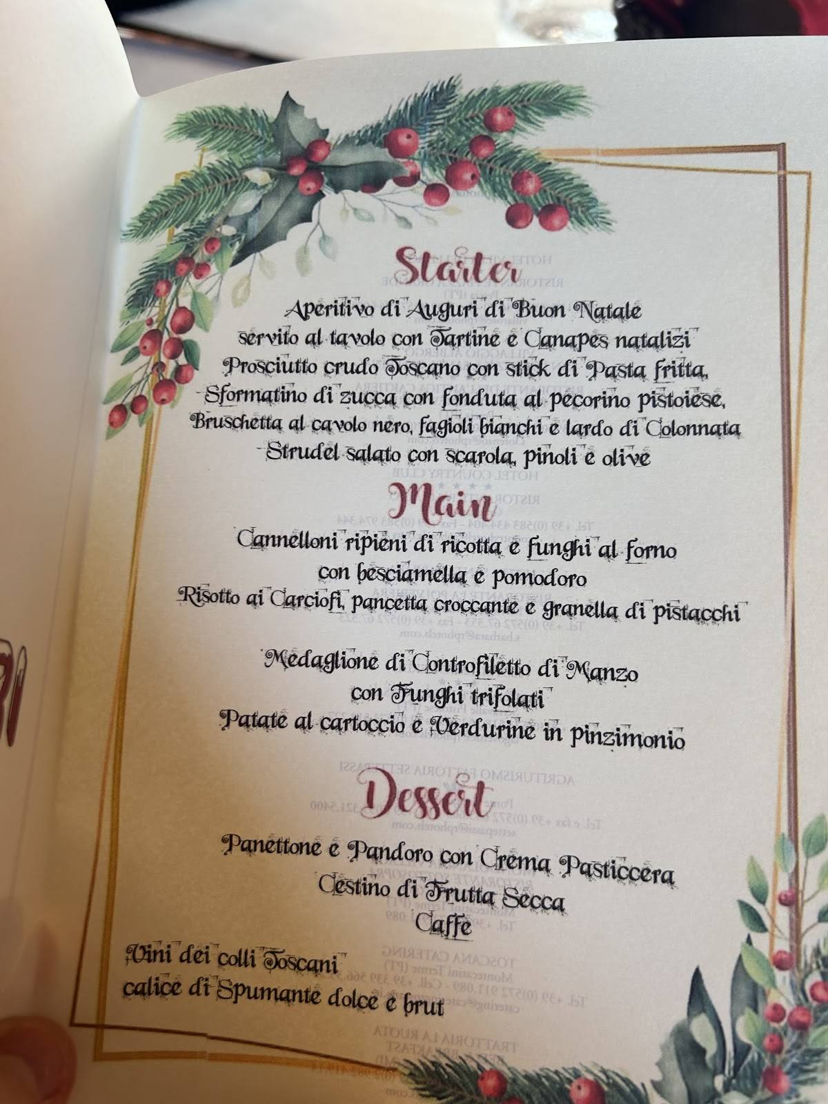 Menu di Ristorante Barbarossa 
