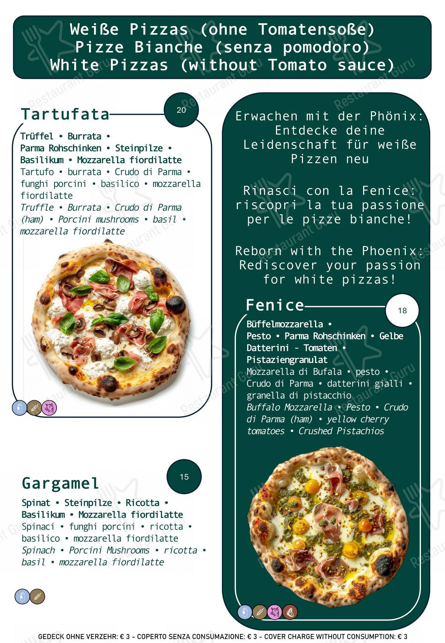 Menu bar per Ristorante Cafè Flora Alpin Roof pub & bar