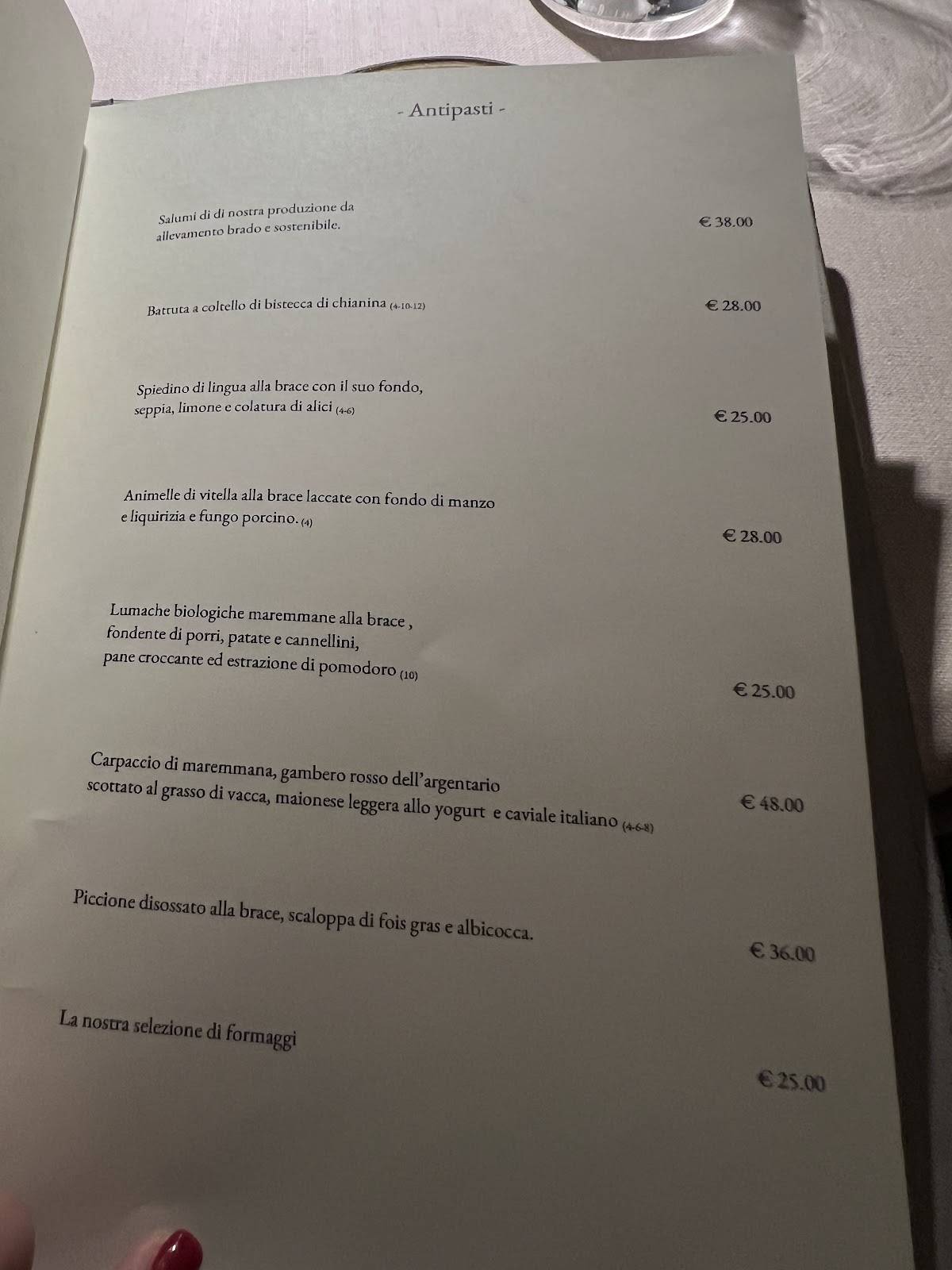Menu di Ristorante I Due Cippi dal 1976 
