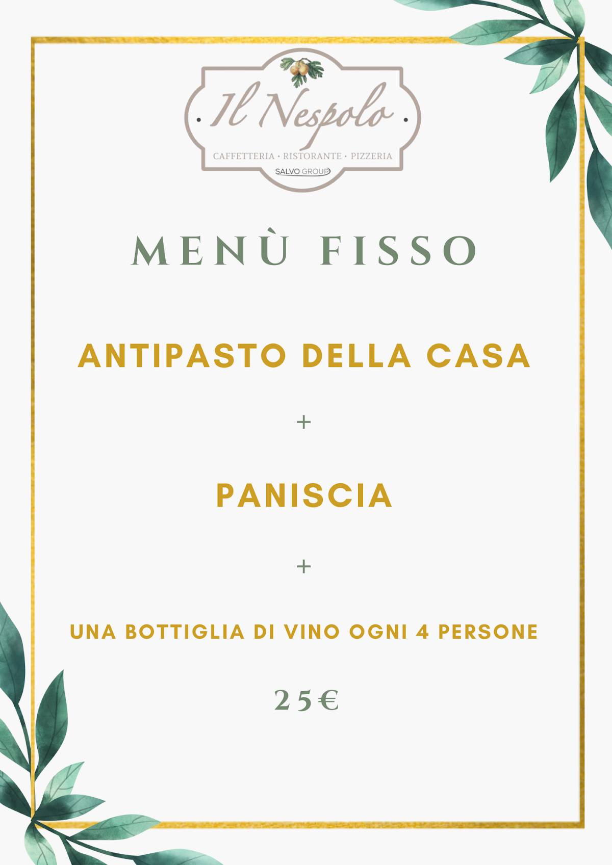 Menu di Ristorante Il Nespolo 