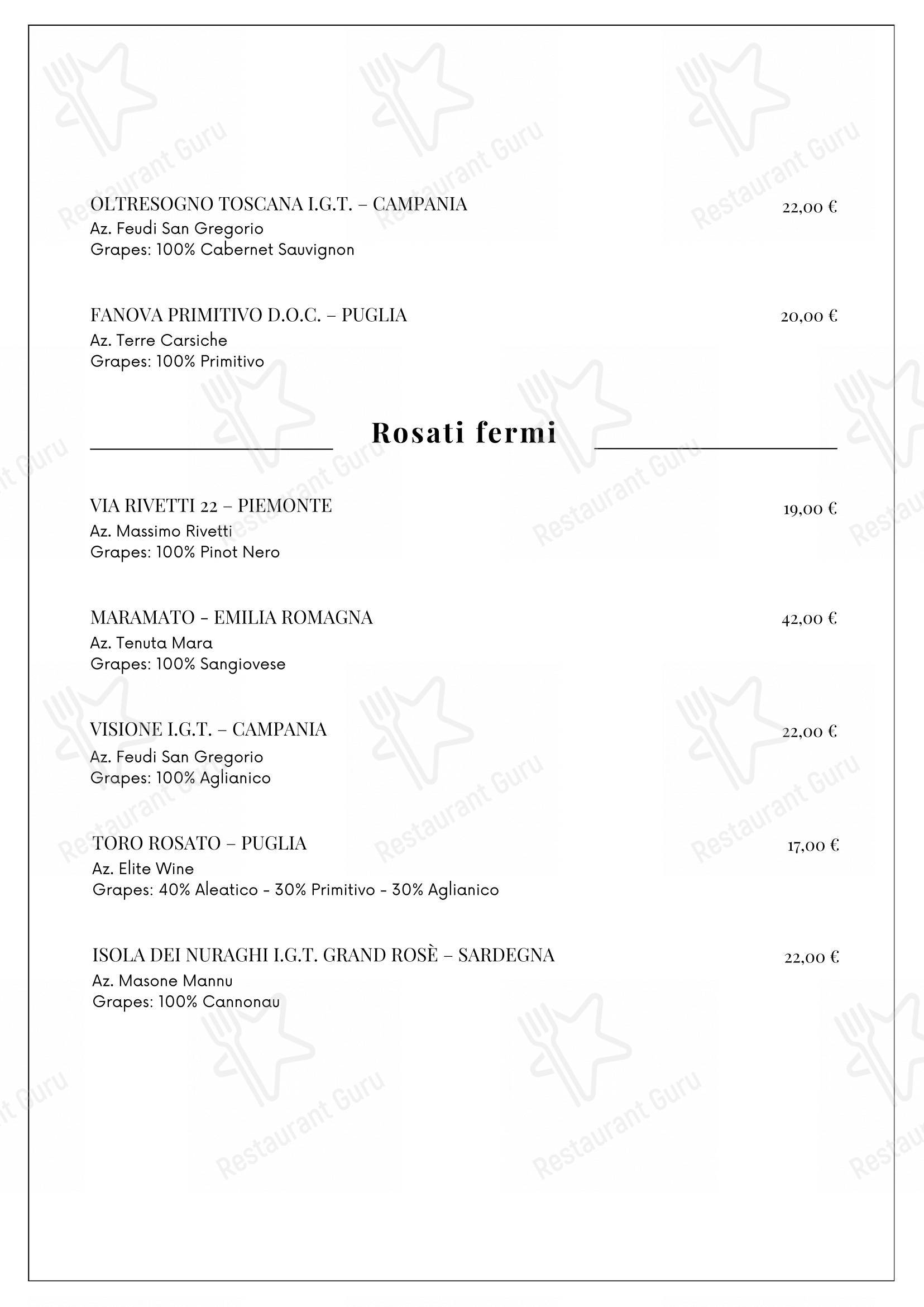 Ristorante Il Castello in Castelvetro di Modena - Коктейльная карта