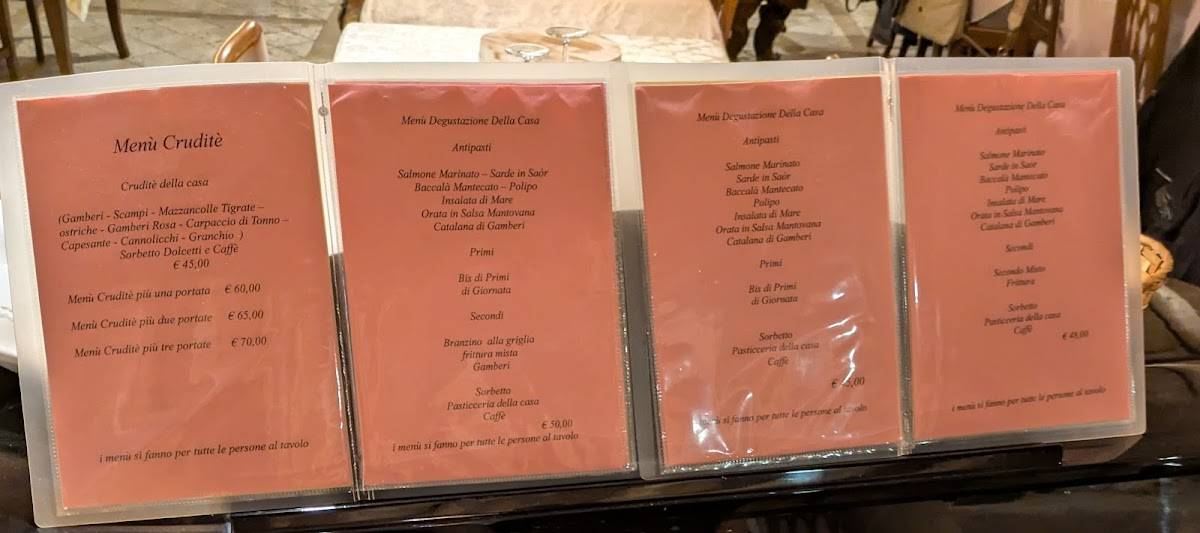 Menu di Ristorante La Collinetta 