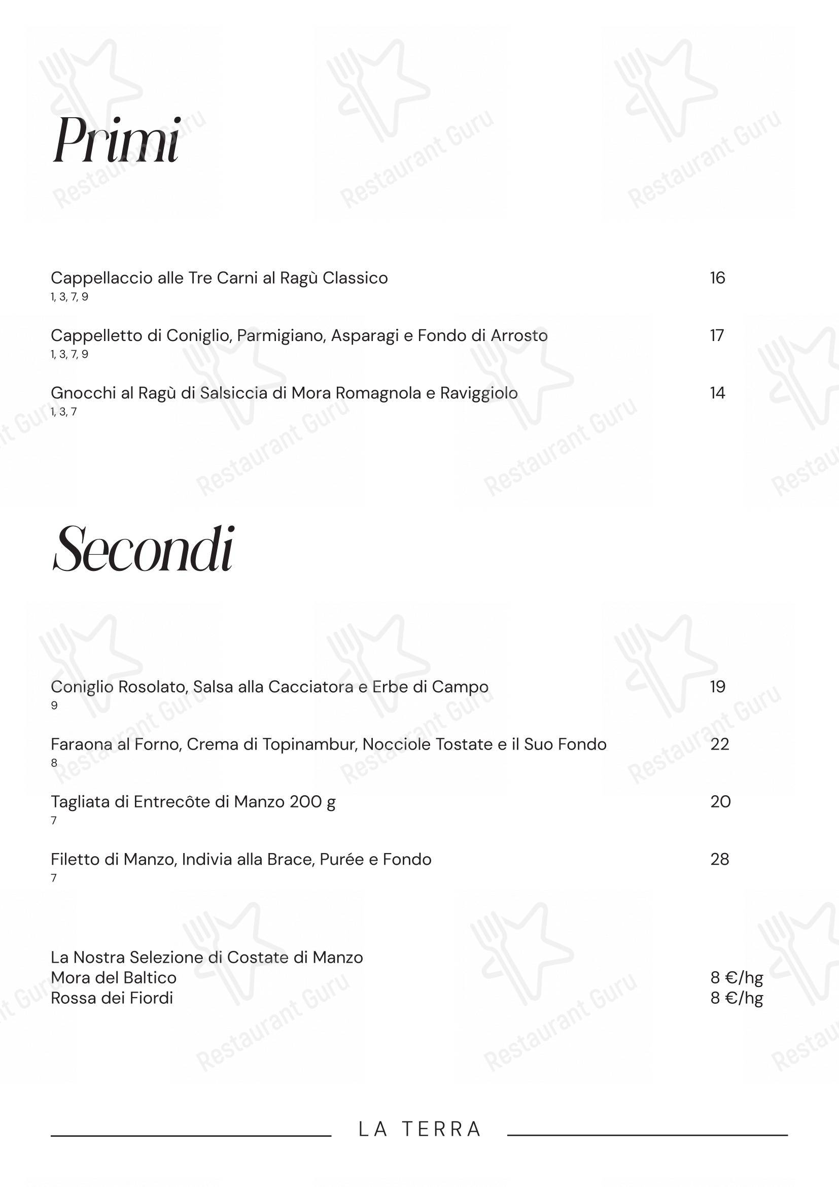 Menu per Ristorante Le Querce pizzeria