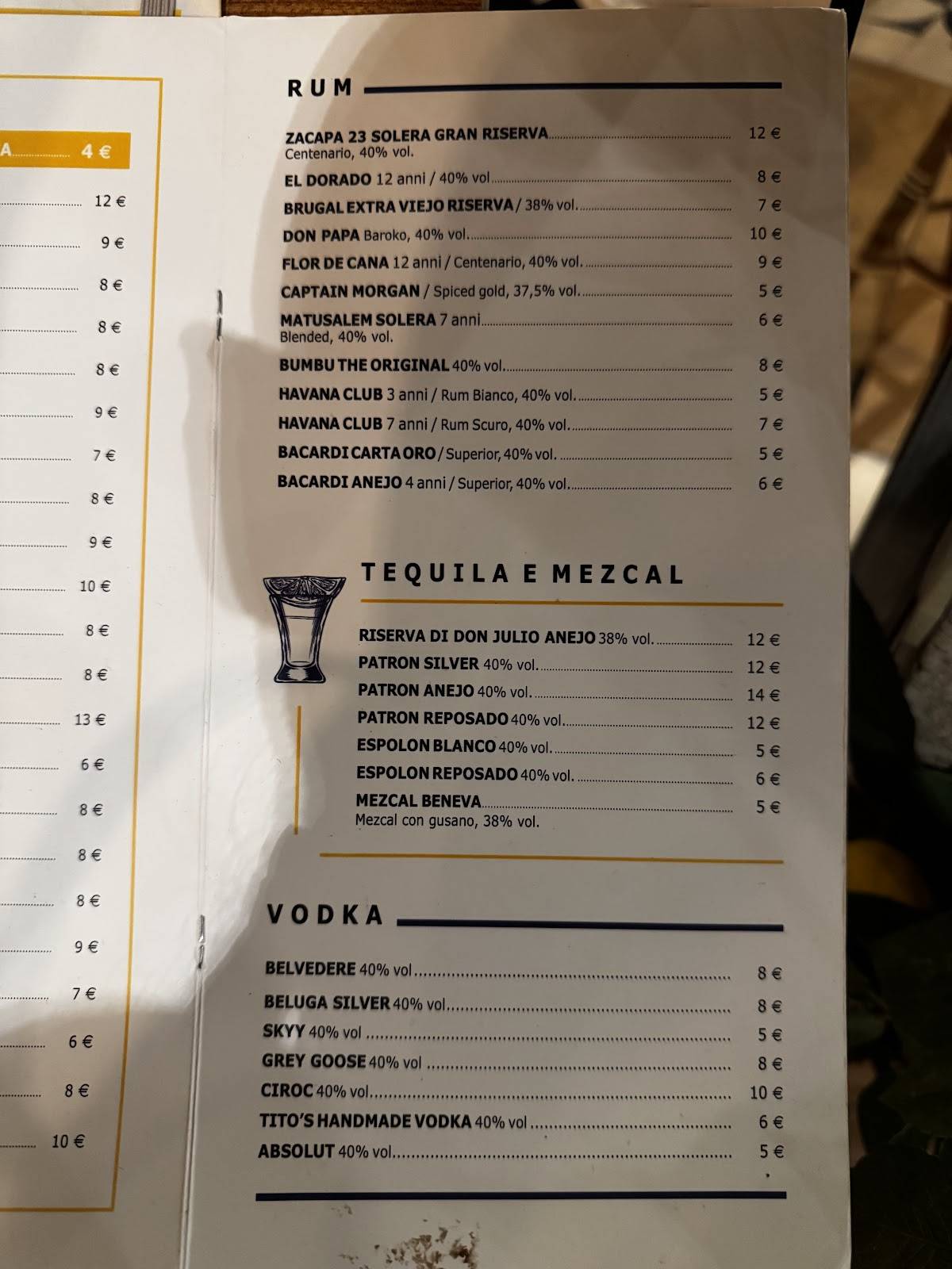 Menu di Ristorante Pizza Forum 
