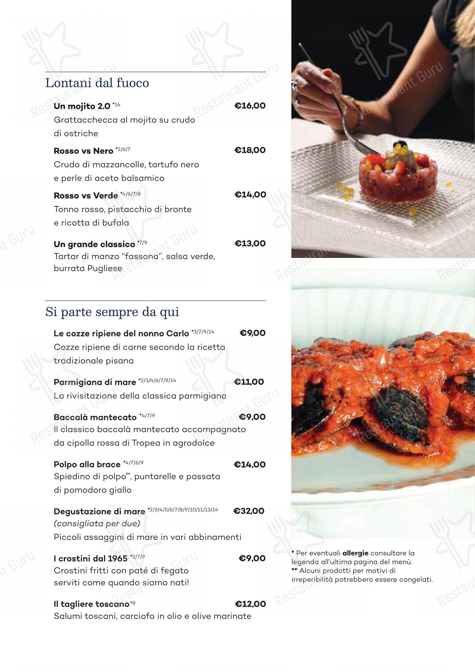 Ristorante Pizzeria Da Rino in Pisa - Menu