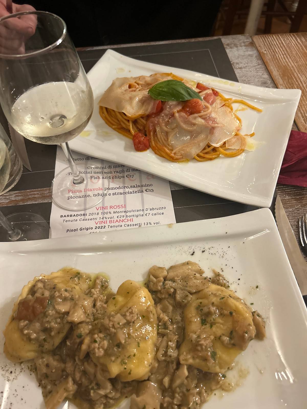 Menu di Ristorante Pizzeria La Forca 