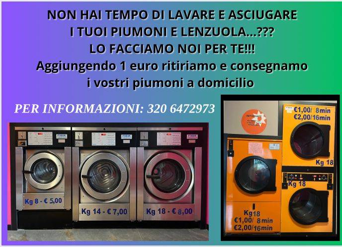 Menu di Bar Lavanderia self-service Larosa 