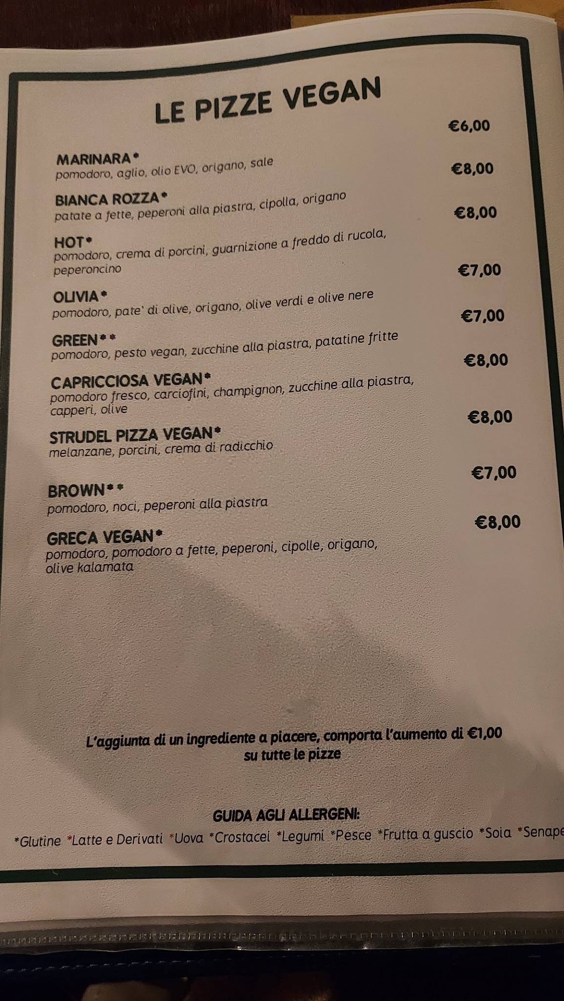 Menu di Ristorante Pub Andy Capp's House 