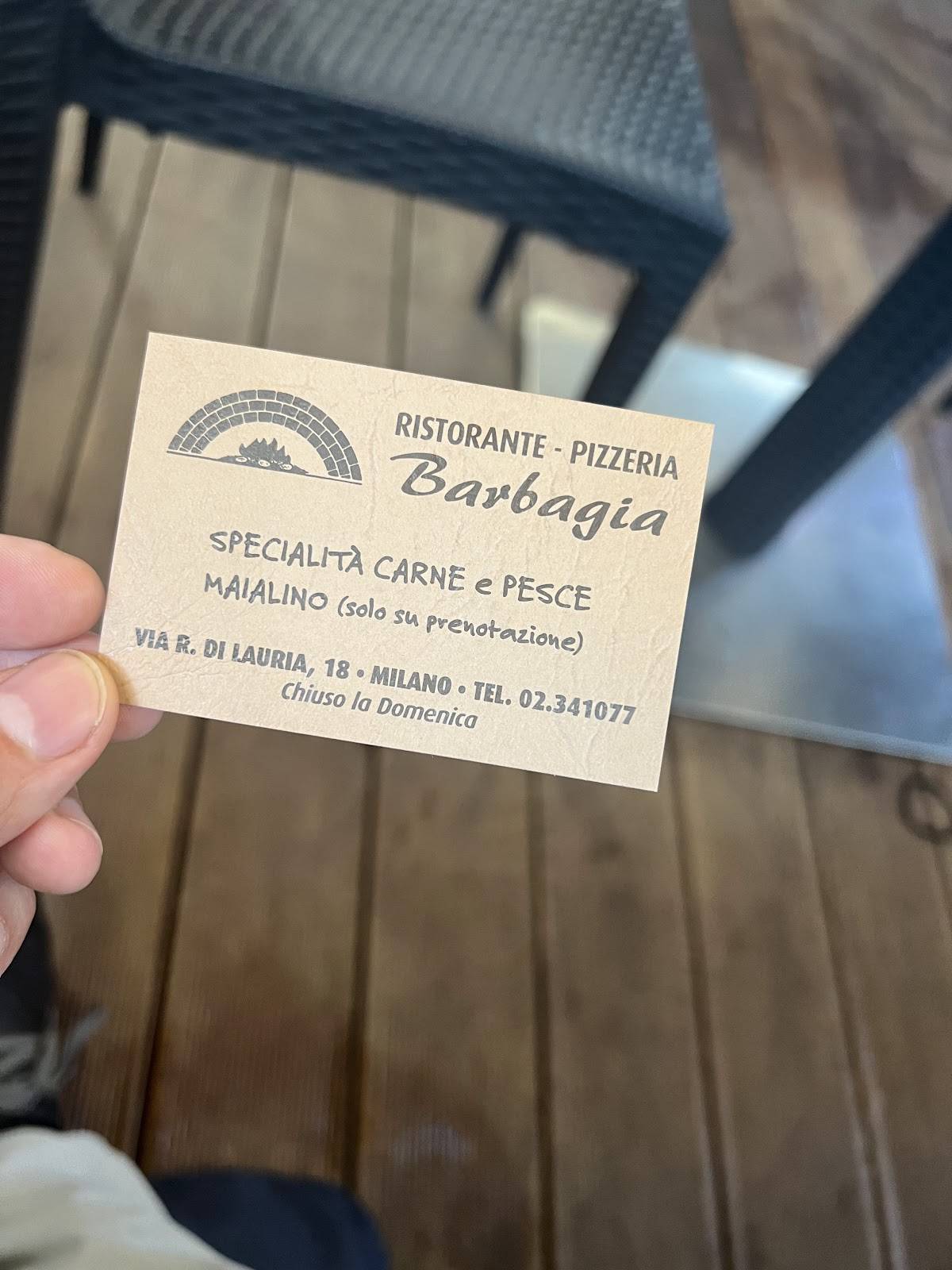 Menu di Ristorante Sardo Milano - Barbagia 