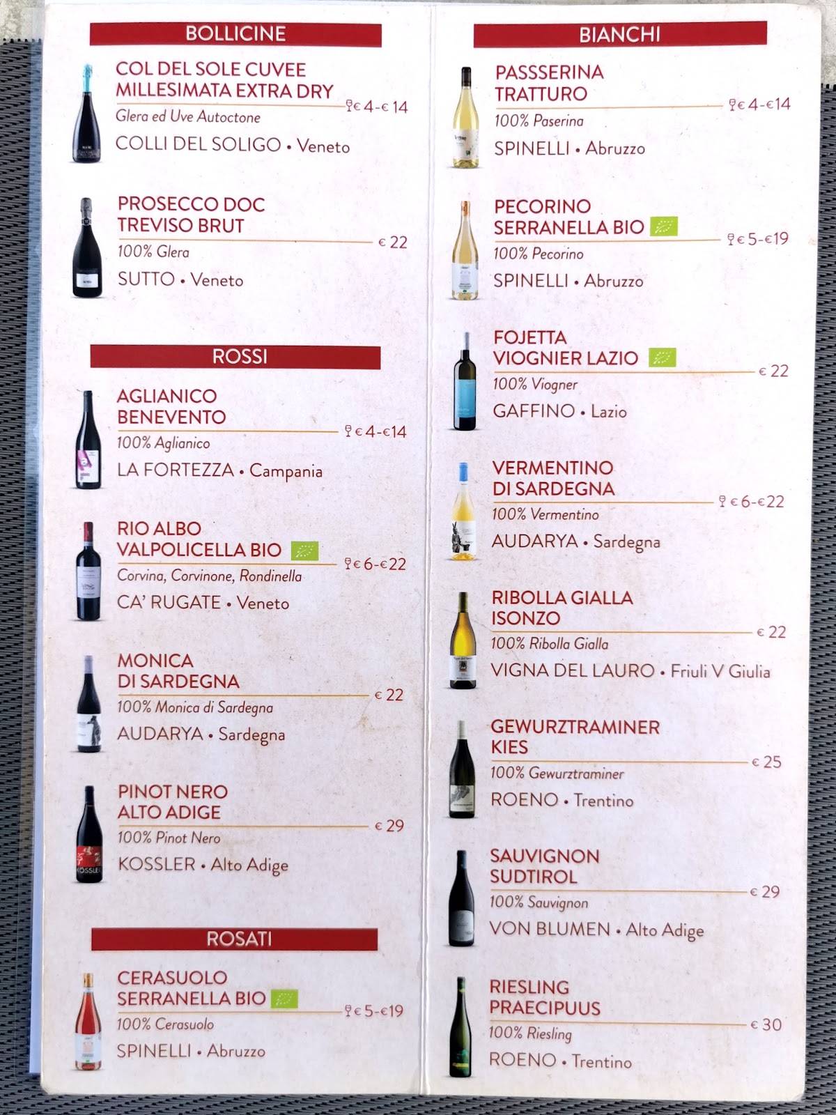 Menu di Ristorante Sgarbatella 
