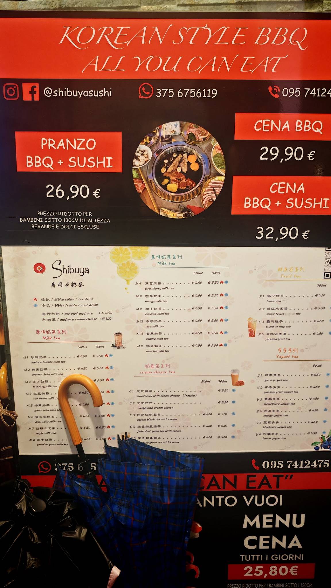 Menu di Ristorante Sushi Shibuya 