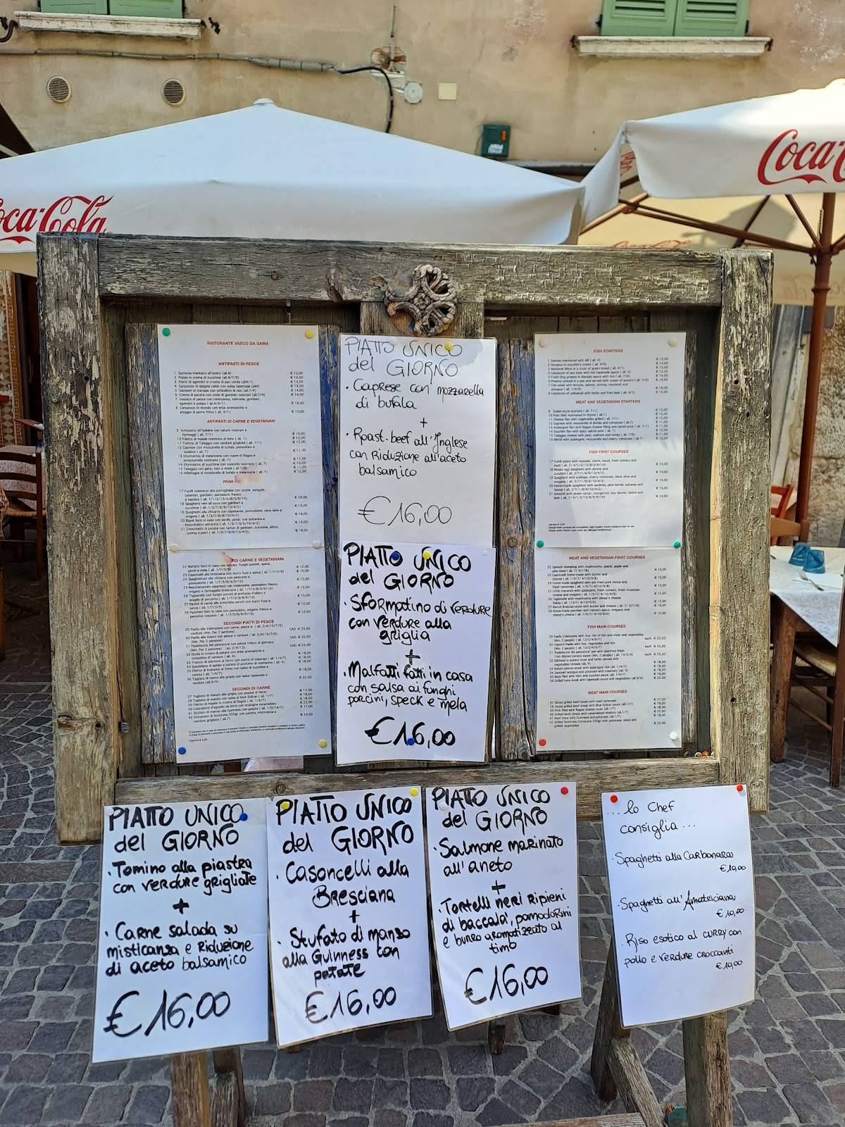 Menu di Ristorante Vasco Da Gama 