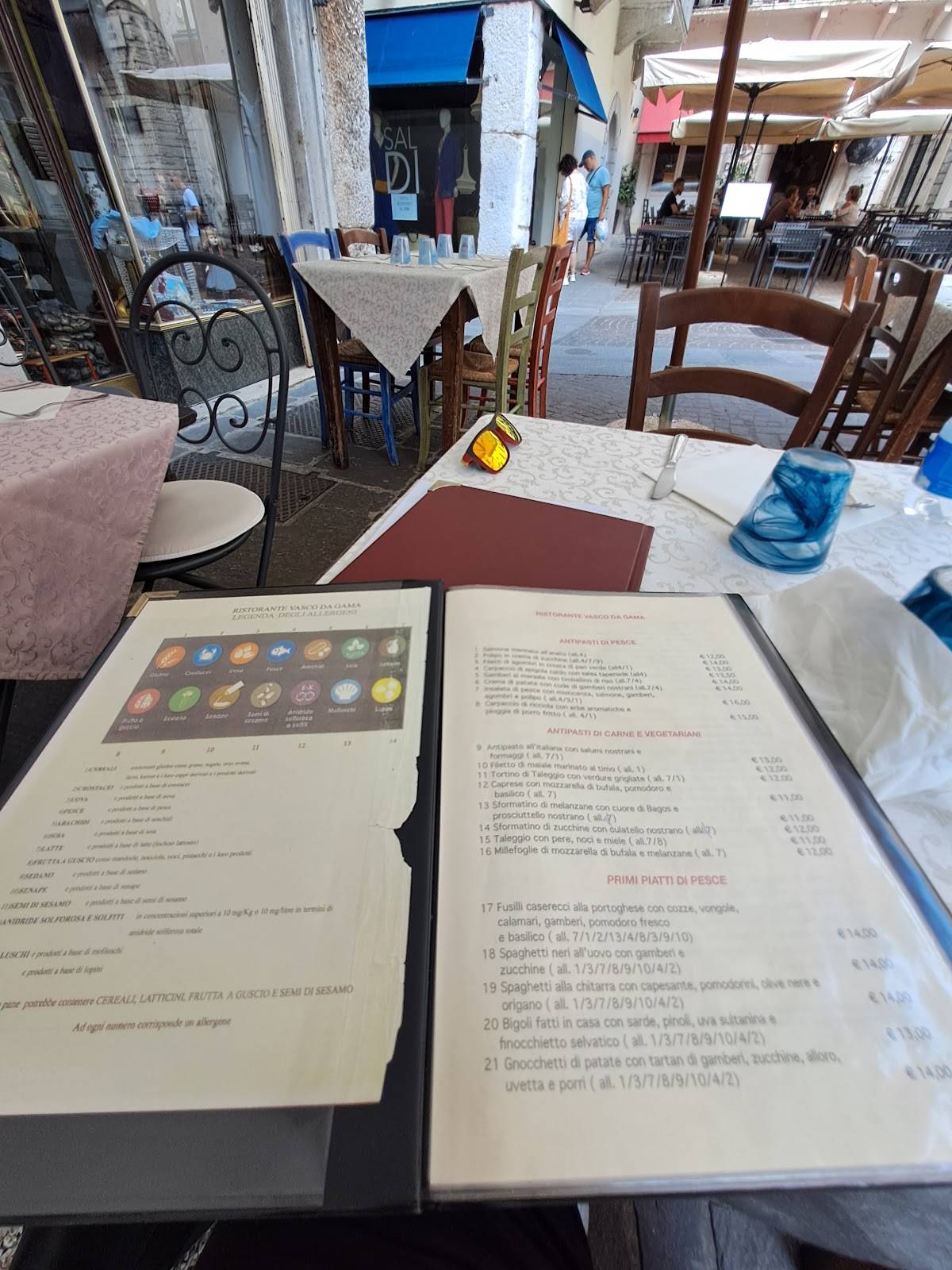 Menu di Ristorante Vasco Da Gama 